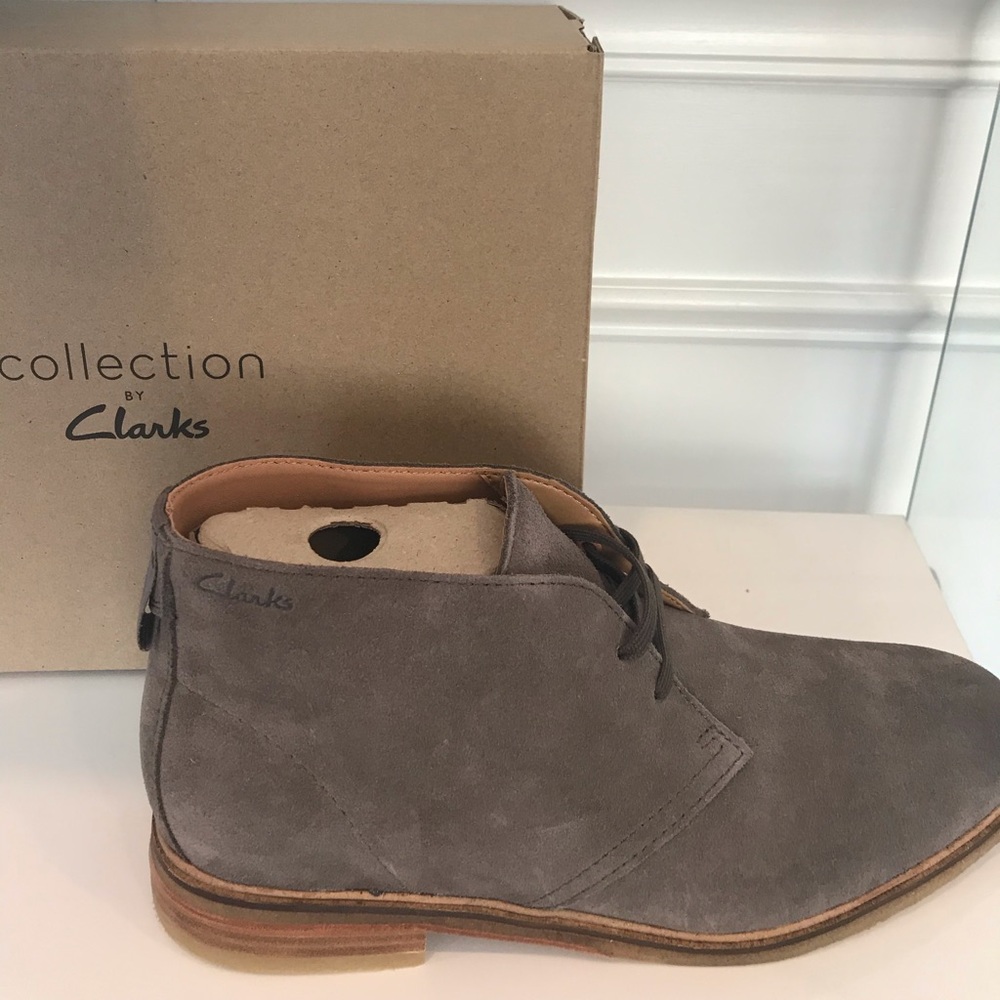 Men’s Taupe Suede clarks